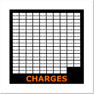 88 FELONY CHARGES - Grid - Front Posters and Art